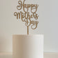 Mother's Day Cake Topper - Single Layer Wood