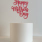 Mother's Day Cake Topper - Double Layer Acrylic