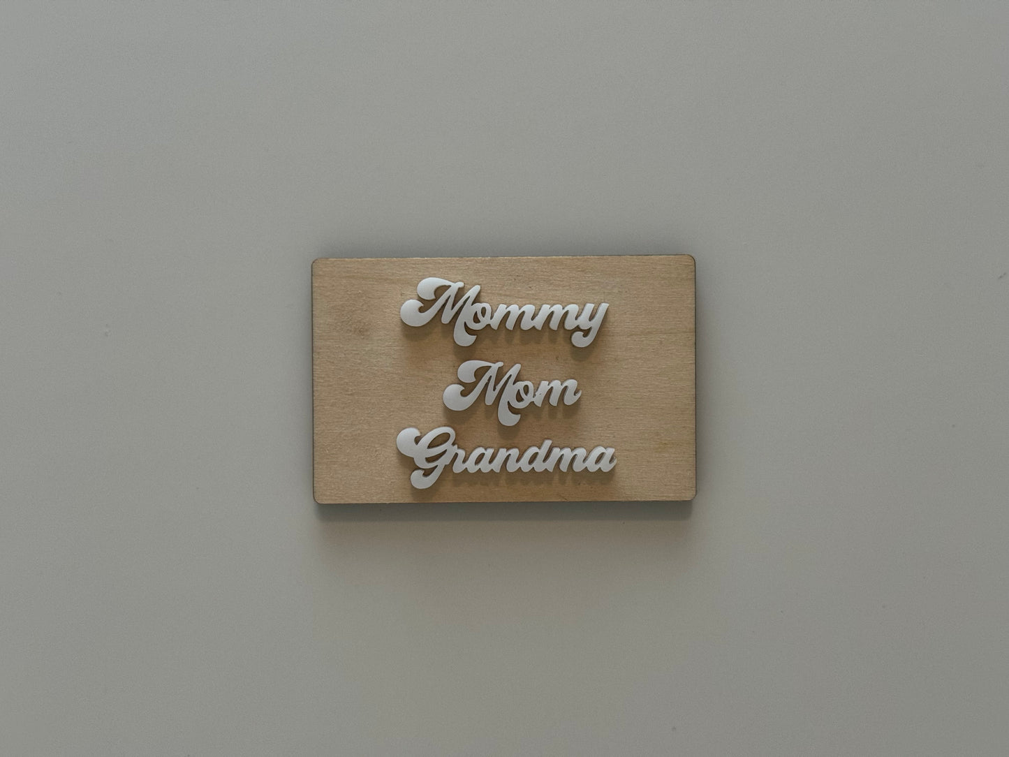 Mother's Day Mini Photo Desk Frame - Custom - Blessing