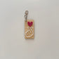 Mother’s Day Finger Heart Keychain - Acrylic & Wood